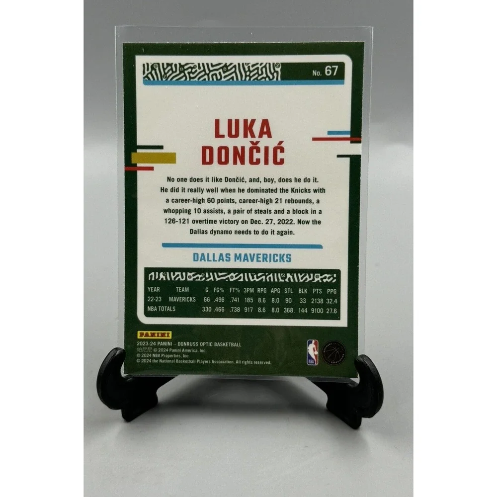 2023-24 Donruss Optic Luka Doncic‎ Dallas Mavericks
